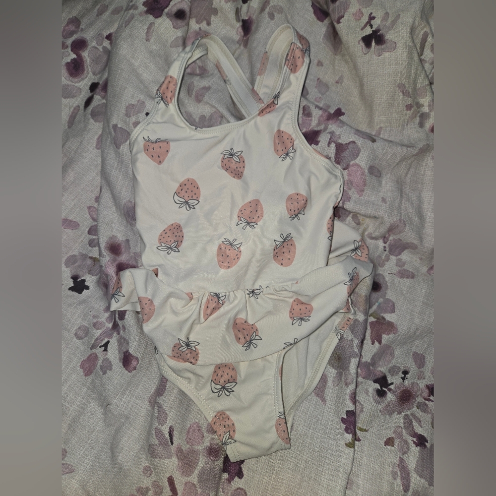 Strawberry Print Swimsuit
